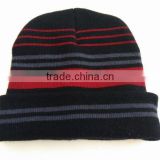 Irregular Stripe Warm Acrylic Knitted Hat