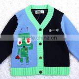 Baby Boy Back Pocket Design Cardigan Sweater thumbnail-2