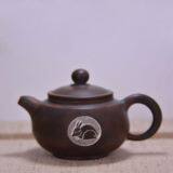 China Pure Hand Engraving Rabbit Clay Tea Pot Coffee Pot thumbnail-2