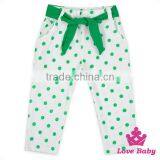 Best Selling Designs Pictures For Children Green Flower&Pants Baby Gril Boutique Clothing thumbnail-3