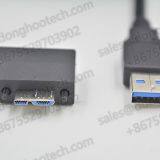 Industrial USB 3.0 Bus Cable The Micro B Right Exit With Recessed Screws