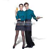 OEM Wholesales China Uniform Factory Modern Restaurant Hotel Staff Uniform thumbnail-3
