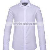 2017 Lastest Style Men Office Long Sleeves Shirts Solid Color thumbnail-1