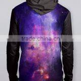 Men Galaxy Sublimation Hoodies With Customer Design Printed thumbnail-2