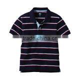 Custom Stripes Kid Polo Shirts Supplier in Guangzhou thumbnail-1
