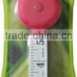PU Leather Tape Measure With Plastic Outer Factory