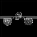 Wholesale Scrapbooking Single Hole Round Transparent Clear Plastic Sewing Shank Buttons thumbnail-3