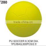 COATED PU PLAIN SOCCER BALL / COLORFUL SOCCER BALL thumbnail-3