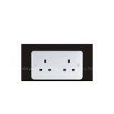 White OEM 13A 23P British Electrical Wall Socket Custom Packed thumbnail-1