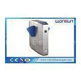 Full Auto Access Control Flap Barrier Gate Anti Reversing Turnstile Entry Systems thumbnail-1