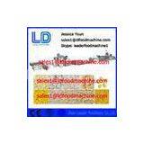 Three Phase 3d Snack Pellet Machinery , Cereals Extruded Snacks Machine