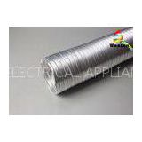 Round Semi Rigid Aluminum Duct , Air Conditioning Fire Resistant Flexible Ducting