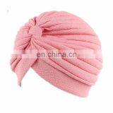 Fashion Style Poplin Gauze Perm Turban Hood Hat Noble Retro Indian Hat thumbnail-4