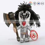 Wholesale plush ugly doll with black hair