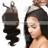 New Products Wholesale 7a Grade Virgin Remy 100% Human Brazilian Closure Pieces,virgin brazilian hair closure