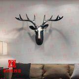 Creative Nordic Style Retro Simulation Animal Deer Head Wall Hanging Decorations Indoor Crafts Decoration Wholesale Market thumbnail-2