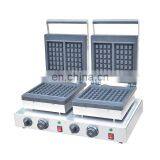 Двойные квадраты. Прямоугольный вафельница. Прямоугольный вафельница машина