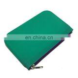 Factory Both Side Plain Design Zipper Cosmetic Purse Wallet Kids Pencil Case Silicone Bag thumbnail-3