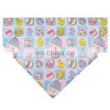 Wholesale Cotton Multicolor Plaid Custom Printed Triangular Scarf Pet Dog Bandanas thumbnail-1