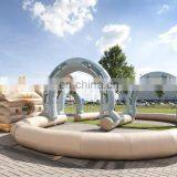 Western Theme Inflatable Barrier Go Karts Racing Game Outdoor Inflatable Speedway Race Track thumbnail-4