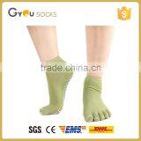 Hot Sales Style Breathable Calcetines Mujer Womens Cotton Multiple Colors Gym Non Slip Massage Toe Yoga Socks thumbnail-1