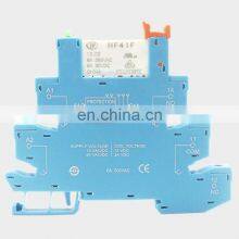 Din Rail Relay Module Switch HF41F 12V 24V DC Integrated PCB Board SSR Solid Sate Relay Interface Voltage Contact Relay Module thumbnail-5