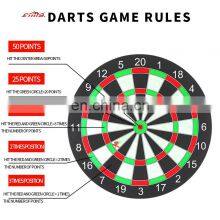 Factory Wholesale Price 18 Inch Double Sided Dart Board For Sisal Board Game For Children Darts Board Pins thumbnail-5