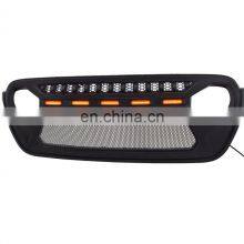 Car Accessories 4x4 Parts Paint Auto Parts Matt Black Front Grilles For Jeep JL 2018 thumbnail-1
