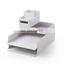 Office Drawer Organizer A4 File Pencil Holder Stackable Tray Stationery Organizer