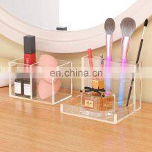 Office Organizer Acrylic Pencil Holder Stationary Pen Organizer Plastic Pen Holder thumbnail-5