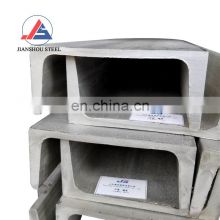 high quality ss u shape channel bar 316 316l 321 stainless steel channel