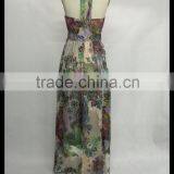 The New 2015 Women Printing Silk Evening Dress thumbnail-6
