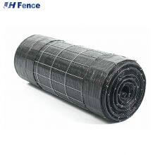 Gewebter Geotextil-Siltzaun mit Drahtrücken, 100 ft Länge x 48 Zoll Breite, Gewebe mit 36 Zoll Drahtgitter, Schwarz thumbnail-6