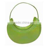 Cute Moon Shape Green Shiny PU Handbag for Teen thumbnail-3