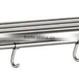 Stainless Steel Bathroom Towel Rack, Folding Towel Shelf, Towel Rail for Bathroom thumbnail-1