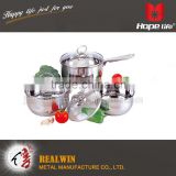 Stainless steel 0.5mm cookware capsule bottom cookwares , restaurant induction cooker