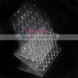 Acrylic 32 Holes Stick Nail Polish Display Stand for Nail Art