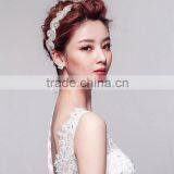 Fashion Glitter Rhinestone Beaded Headband, Crystal Pendant Hair Accessories