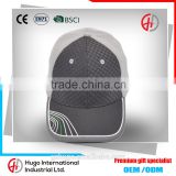 New Trendy Embroidery High Quality Durable Outdoor Sport Curve Custom Cotten-dacron textile Baseball Hat With Woven Patch Logo