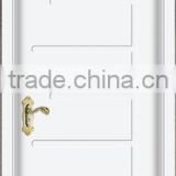 flat design MDF solid wooden interior white door for room