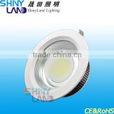 cob downlight, 30w cob led downlight 8inch CE RoHS, dimmable led downlight eyeshield