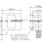 0.9degree 24V 42bygh Stepper Motor Nema 17 thumbnail-5