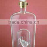 2016 New Style Professional Design Customization Eco-Friendly Clear Glass Bottle For Wine And Alcohol thumbnail-5