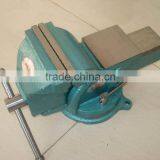 French Type 8" Stationary With Anvil Bench Vice (Light Duty)