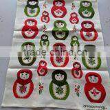 Kitchen Linen Tea Towel for Promotion and Giftkitchen Printed Tea Towel for Home Decoration Cat Design thumbnail-4