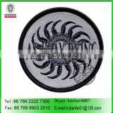 2013 woven patch in roundness made in China