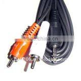 Audio Cable 3.5mm Stereo Plug to 2 RCA Plug 3m thumbnail-1