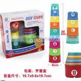 New Arrival Plastic Folding Cup,Baby Educational Toy Stacking Cup and Nesting Toy Folding Cups, Stack up Cups Toy Cup thumbnail-3