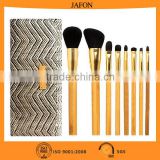 Professional makeup brush kit 8pcs bamboo handle makeup brush