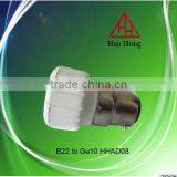 HAOHONG B22 to Gu10 / PBT Lampholder / Converter B22 to Gu10